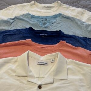 Caribbean White Short Sleeve Tee Lot